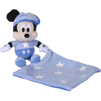 Disney Mickey Mouse Glow in the Dark Knuffel 15 cm met knuffeldoekje